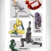 NINJA YOGA Super Pop Art Print 11x17 by Rob Ozborne
