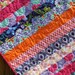 Striped Terrain Baby Girl Quilt Or Blanket