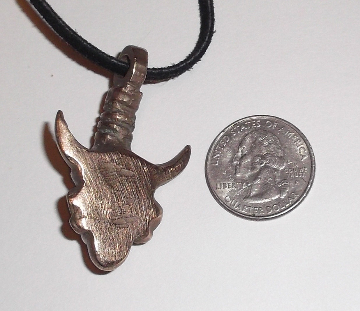 Solid Bronze Handmade Supernatural Samulet Dean's Necklace