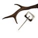 Shawl Pin Hair Slide "3 in 1" Generous Deer Hair Fork Barrette,Scarf pin, Hair slider Barrette ,Deer Antler,Tribal,MariyaArts