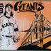 SF Giants Tim Lincecum Original Painting on 11x14 stretched framed canvas by Adam Valentino