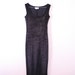 SALE 90s Dotti Crushed Velvet Staple Midi / Maxi Dress