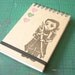 Loki Hand Printed Mini Kraft Notebook