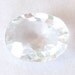 Natural White Sapphire, Africa, Oval 7.8x6x2.9 mm, 1.29 carat