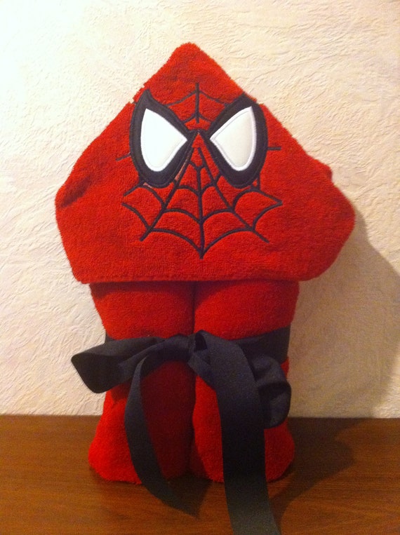 Superhero Hooded Towel by RainDanceDesignzShop on Etsy