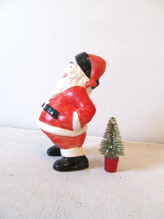 vintage santa claus figurine ceramic by rusticwrenantiques vintage santa claus figurine ceramic by rusticwrenantiques