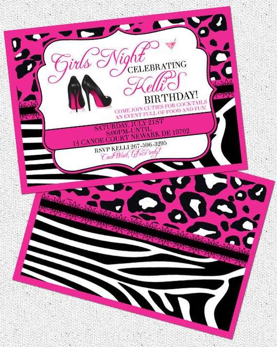 Girls Night Invitation 5