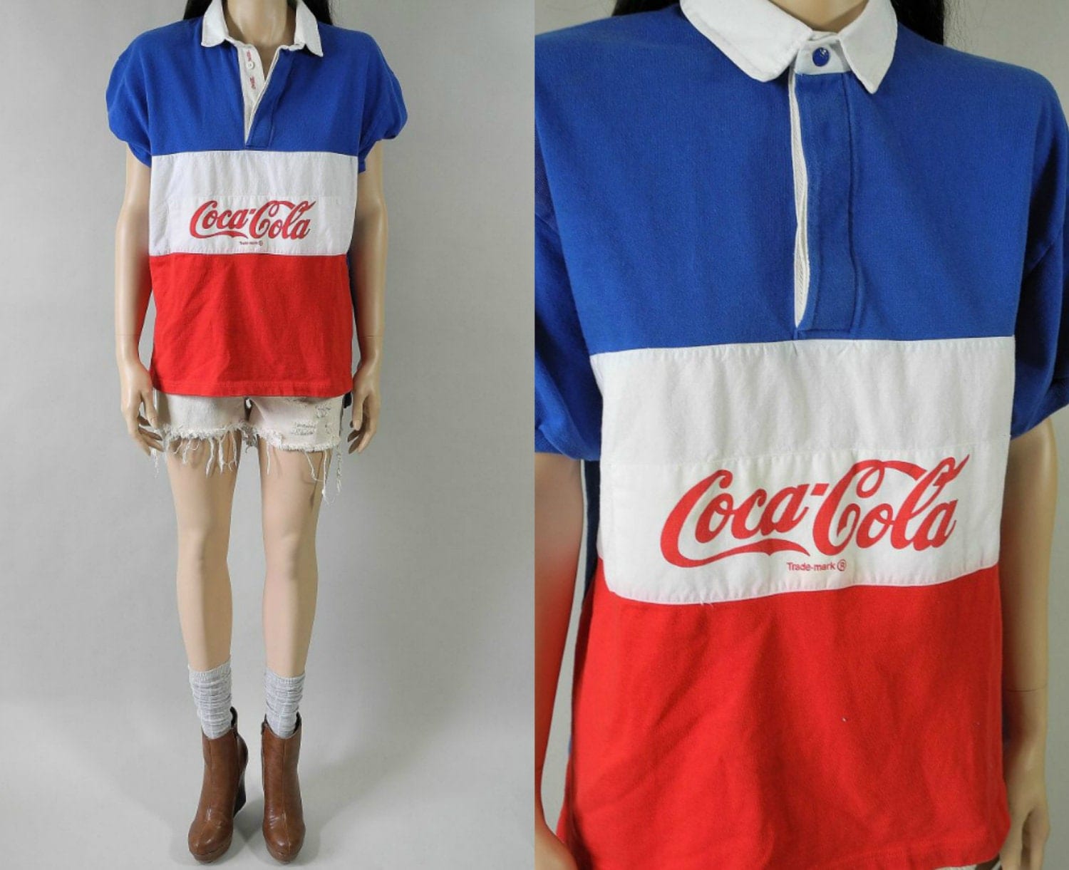 coca cola shirts 80s