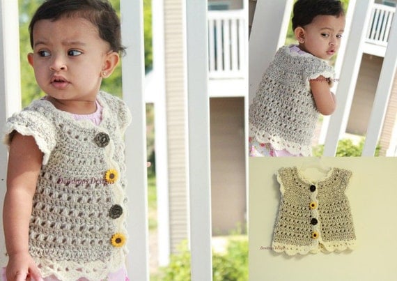 crochet for jacket toddler pattern Crochet Sweater Baby Toddler Pattern: Bolero Winter Jacket Newborn