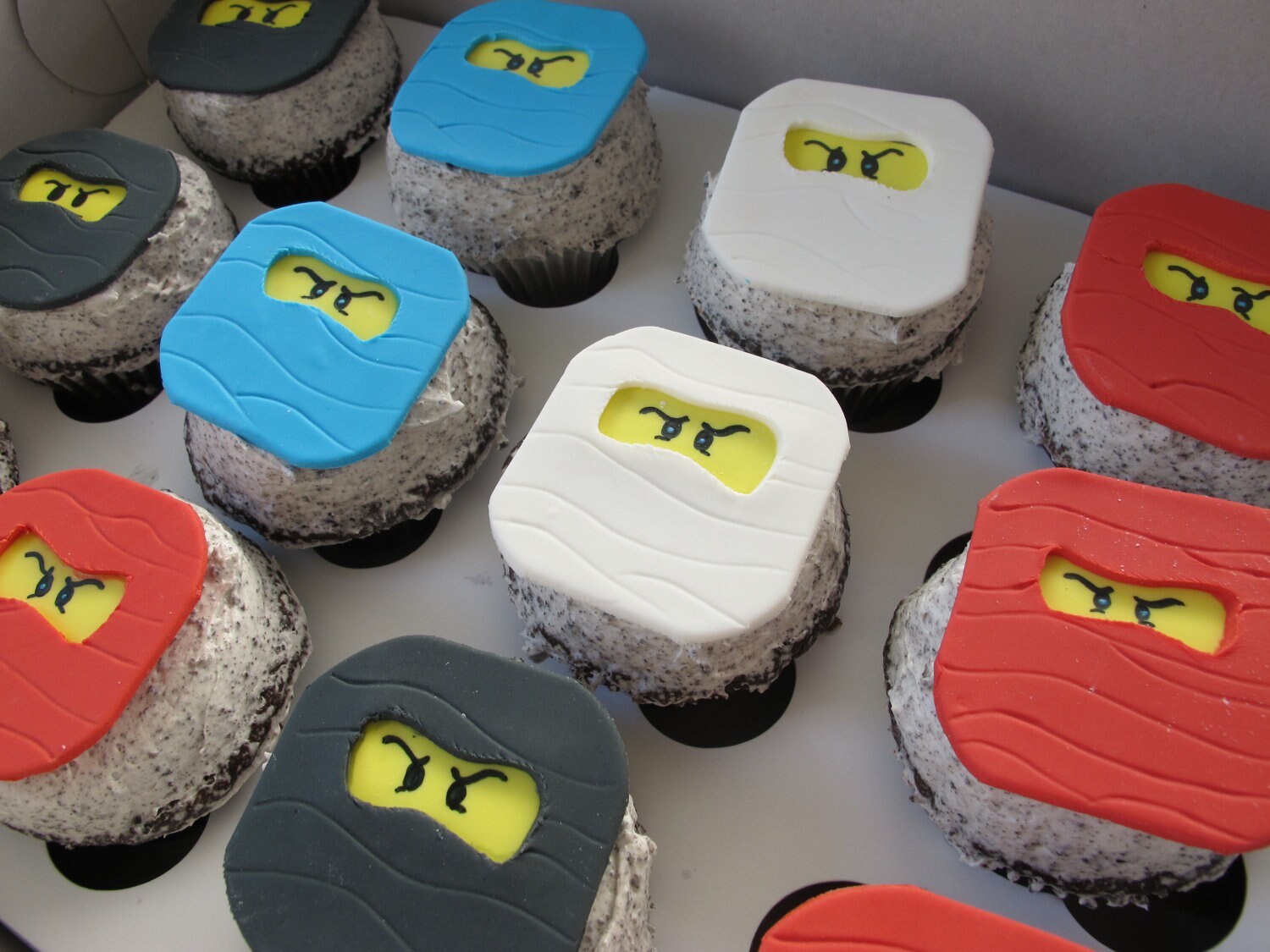 Ninjago Cupcake Toppers by WhippleScrumptious on Etsy