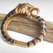 Rare vintage designer Donald Stannard clamper vintage bracelet signed jewelry-