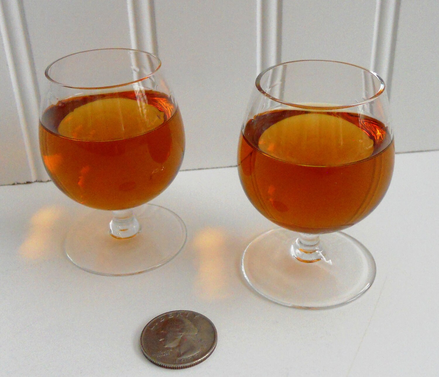 Miniature Snifters. Set of Two.