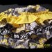 Ruffle Bloomers Yellow and Gray Floral