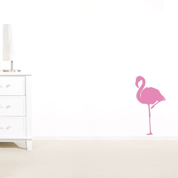 Flamingo Vinyl Wall Decal Sticker Nursery Decal Sticker