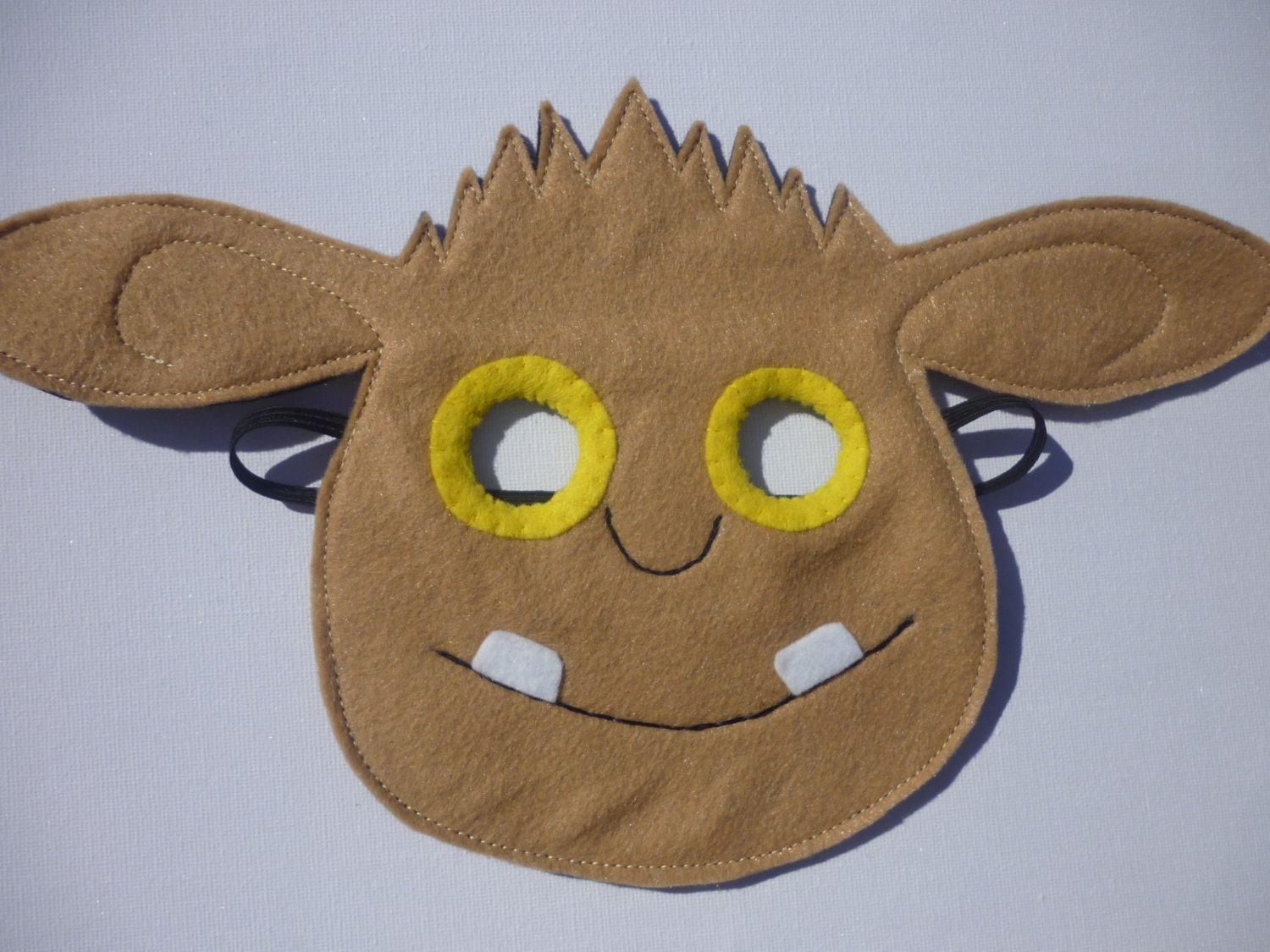 Gruffalo child mask/toy/dress up/costume hand finished