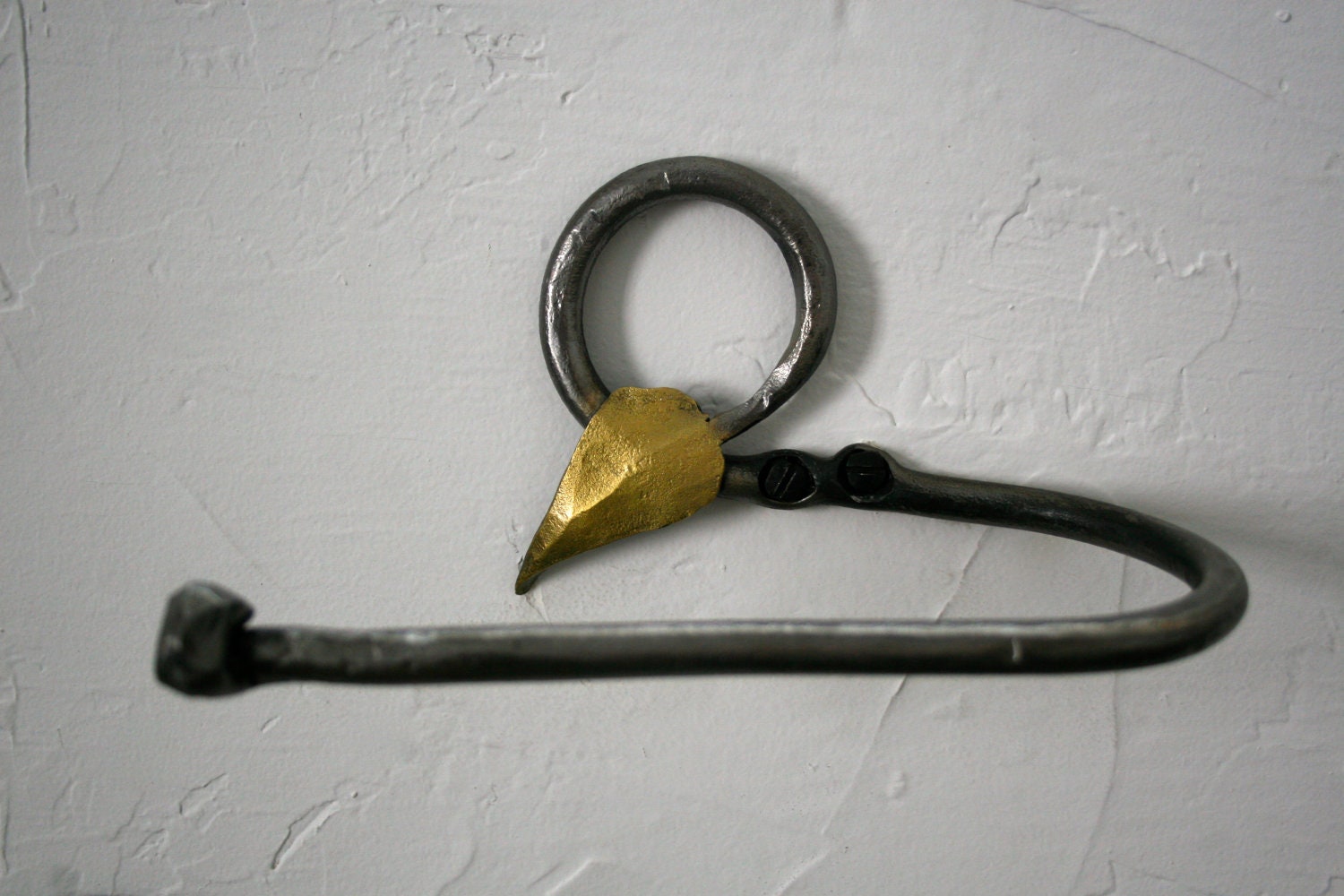 Golden Leaf Toilet Paper Holder