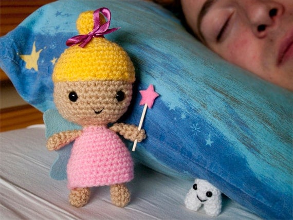 Amigurumi Tooth Fairy and Happy Tooth - Crochet Pattern