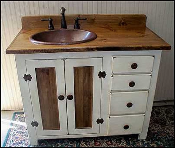 Rustic Bathroom Vanity Cabinets