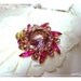 Delightful Pink Lavender Brooch D and E Juliana 256a-051011035