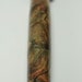 Hand turned Wooden Pen Handcrafted from Stabilized and Double Dyed Red and Blue Curly Spalted Maple Chrome Hardware 323