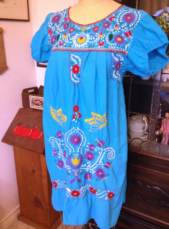 Small Handmade Mexican Mumu dress