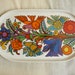 vintage villeroy and boch acapulco pattern oval ceramic tray