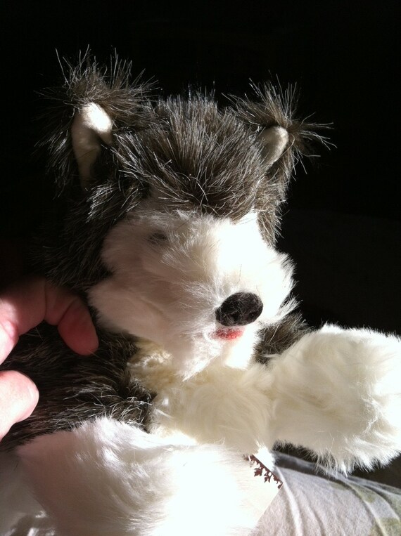 Siberian Husky Dog Folkmanis Hand Puppet