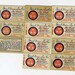 Vintage Grand Union Tea Company // Battle Creek, Michigan //Tea Check Ticket Card // Brooklyn, N.Y //