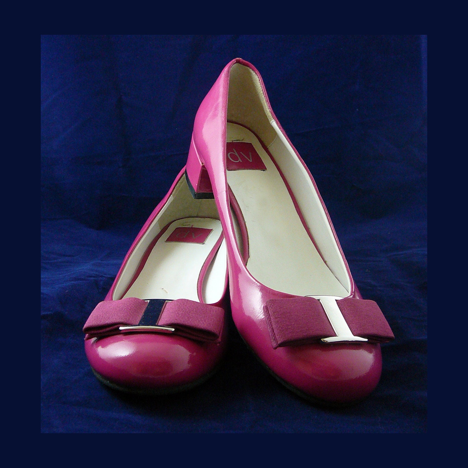 Pink patent leather DV low heel pumps / flats by CuratedCloset