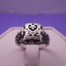 Reserved for Jordan Filigree Silver Poison Ring