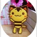 Iron On Applique Sew On Applique Embroidery Applique 1pcs 4.8x7cm Tiger Applique