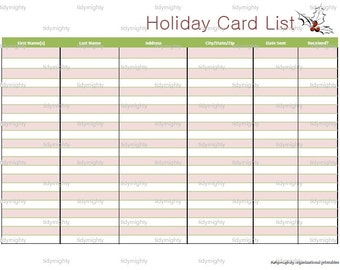 Baby Shower Gift Record / Tracker / Organizer by tidymighty