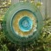 Garden Flower Plate Upcycled Yard Art