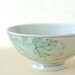 Vintage Japanese Rice Bowl Mint Green Ceramic Chawan