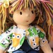 Ieva,Waldorf doll,11" tall,soft toy