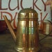 Decorative Copper Plated Oil Pouring Canister with Brass Handle