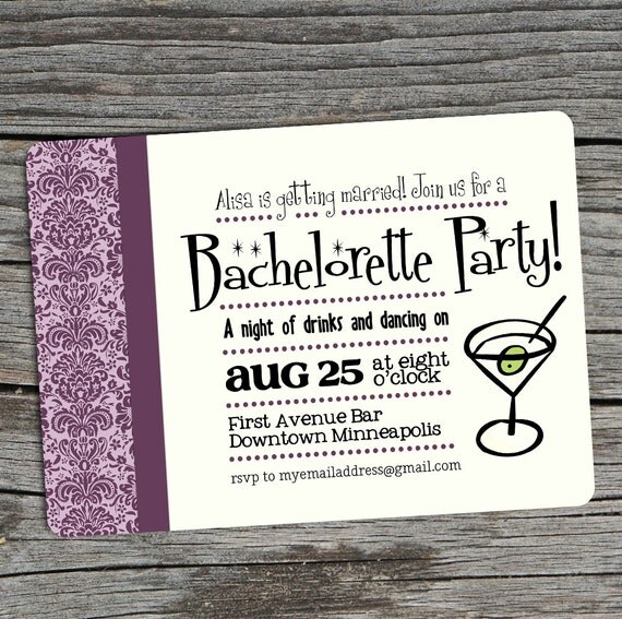 Diy Lace Bachelorette Invitations 6