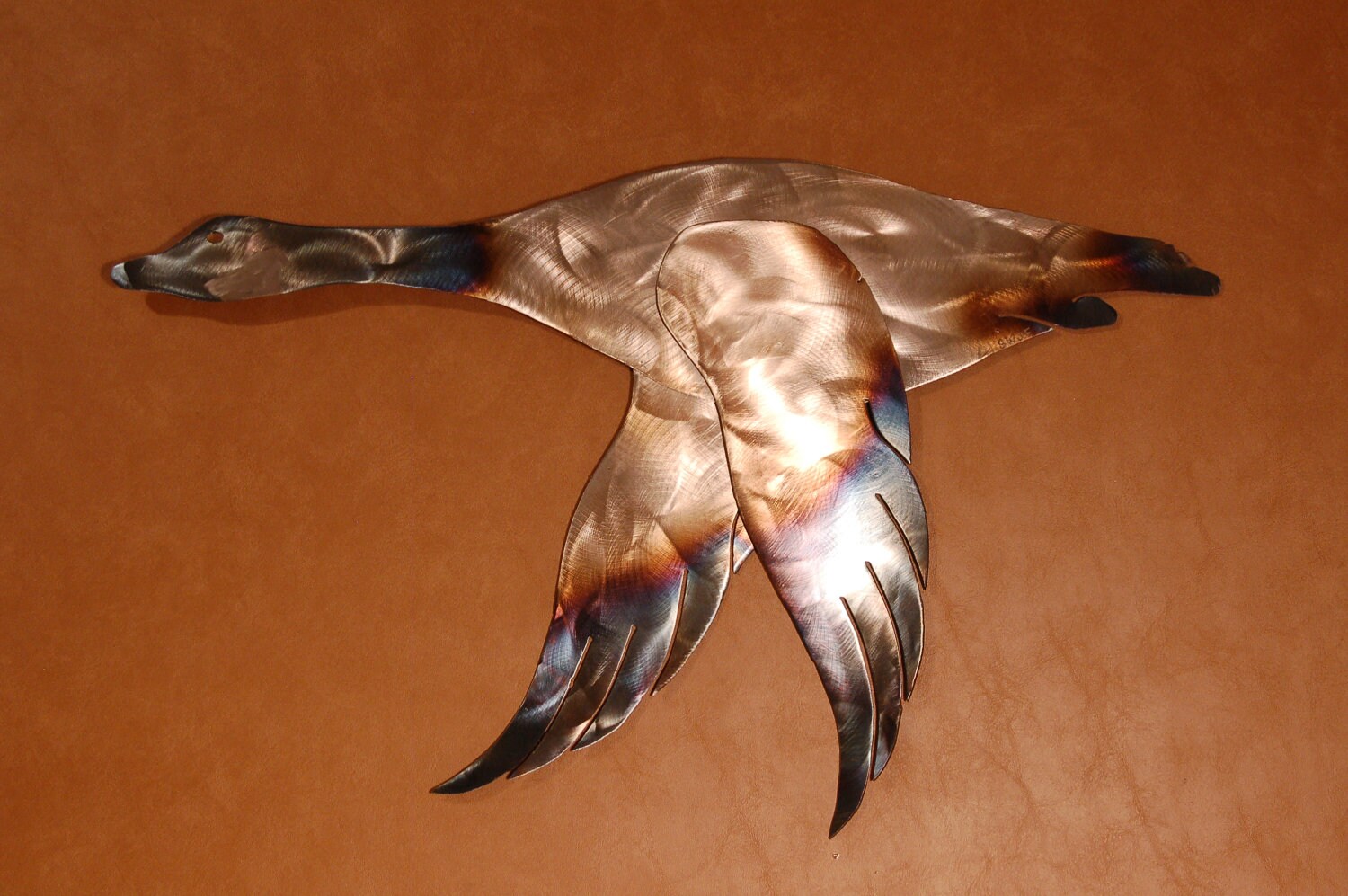 Set of 3 metal wall art Canadian geese