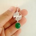 Handmade sterling silver filigree earrings