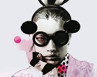 A4 Print - White Rabbit