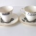 Vintage Mr & Mrs teacups