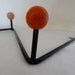 60s coat/hat rack, decorative and colourful