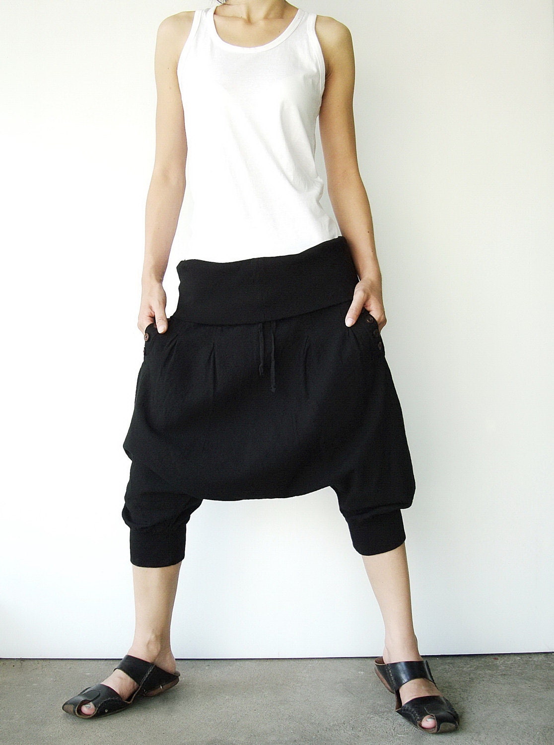 TODAYFUL - louren slub cotton cocoon pantsの