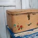 Large industrial antique metal box Rusty organizer Anita Spero