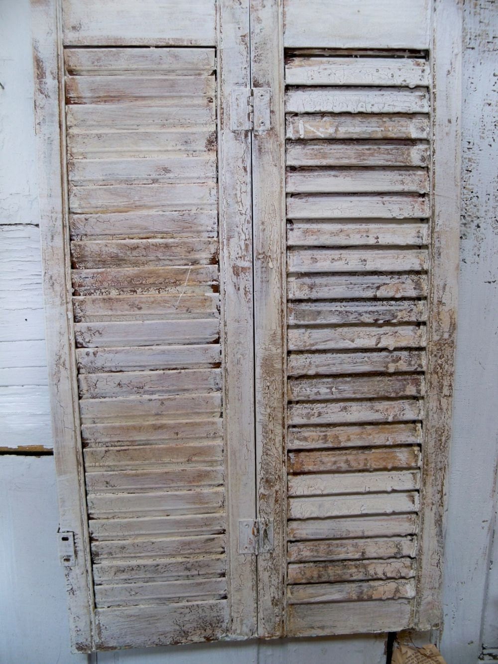 Shabby chic shutters