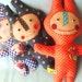 One of a kind folk art doll - Açafrão 3