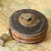 Vintage French Leather Measuring Tape 10 meters (33 feet) Gift, Decor, Collectible