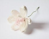 paper flowers, magnolia,  flower decorations, white paper flowers, large paper flowers, flower bouquet paper, handmade paper flowers, 3pcs