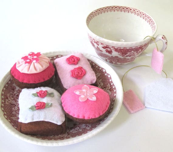 Play Food Felt Desserts Felt Sweets Felt Food