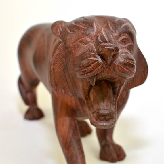 antique tiger statue